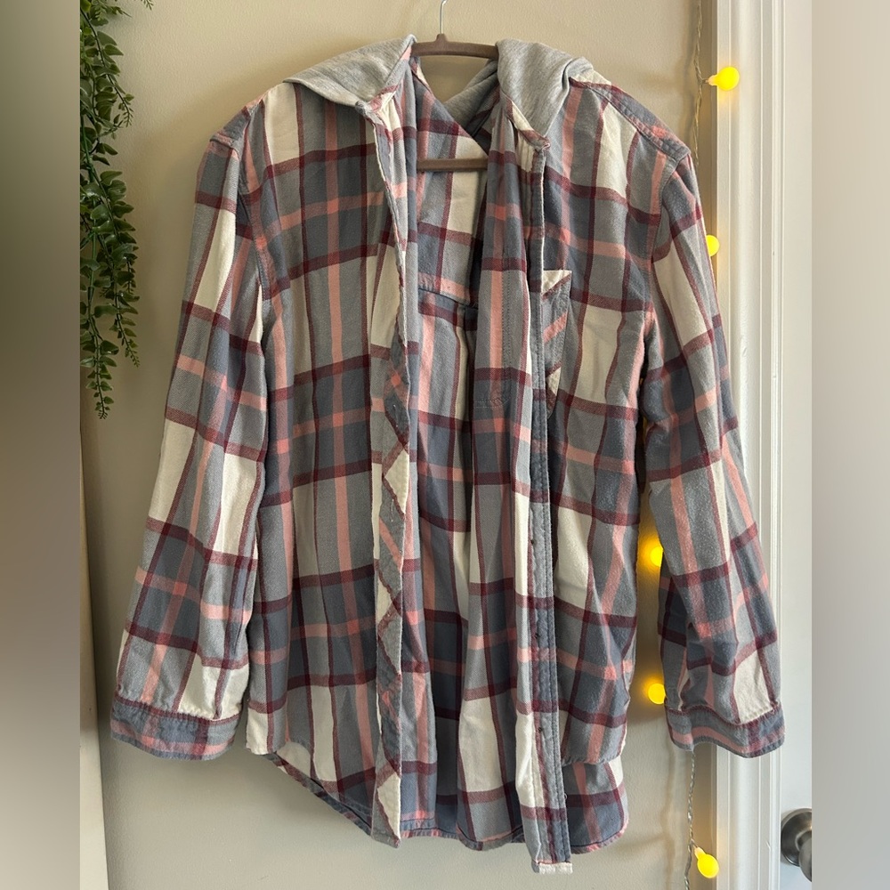 Plaid Hooded Flannel